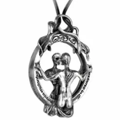 Speculum Pewter Pendant Alchemy N182