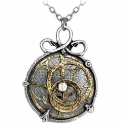 Anguistralobe Pendant Pewter Alchemy P188