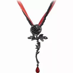 Rose Of Passion Pendant Pewter Alchemy P560
