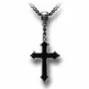 Osbourne's Cross Pendant Pewter Alchemy P618 -TheHolidayBarn Shop 17 P618