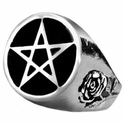Roseus Pentagram Ring 17-R23