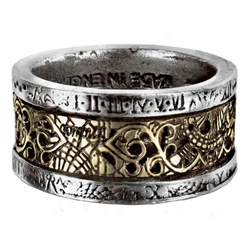Dr. Von Rosenstein's Induction Principle Ring Pewter Alchemy R44 3 Dr. Von Rosenstein's Induction Principle Ring Pewter Alchemy R44
