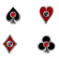 Aces Up Earrings Set Peweter Alchemy ULFE21