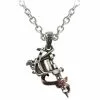Tattoo Gun Pendant Pewter Alchemy ULP9