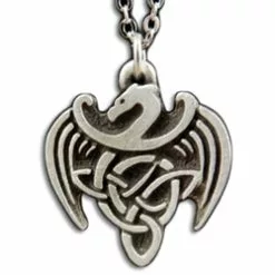 Celtic Dragon Necklace Pendant 126.1408