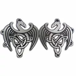Celtic Dragon Cloak Pewter Clasp 130.1406