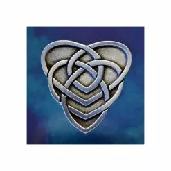 Celtic Mother Knot Brooch Pin In Fine Pewter 106-1442