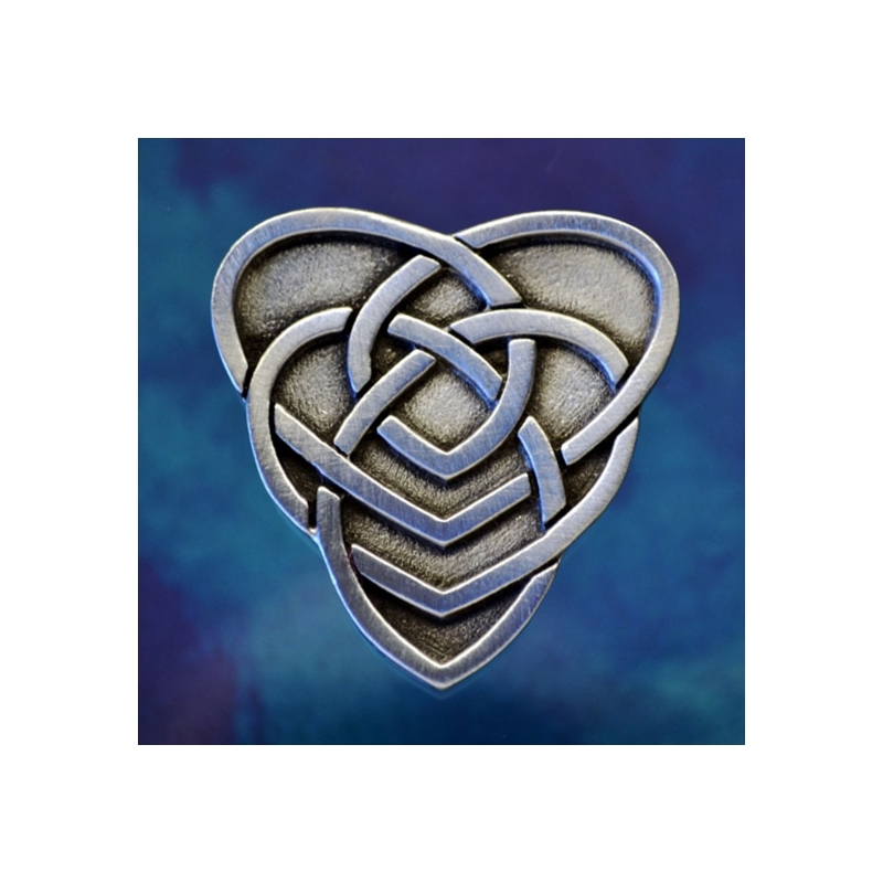Celtic Mother Knot Brooch Pin In Fine Pewter 106-1442 3 Celtic Mother Knot Brooch Pin In Fine Pewter 106-1442