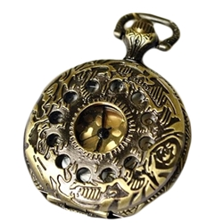 Floral Pocket Watch With Chain PW1001 3 Floral Pocket Watch With Chain PW1001