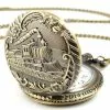 Train Pocket Watch Or Pendant PW1002 -TheHolidayBarn Shop 22 PW1002
