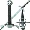 Bastard Sword With Guard Rings - Stage Combat Or Sharpened Blade -TheHolidayBarn Shop 25 13496