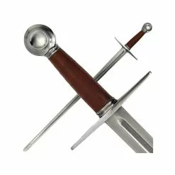 Medieval One Hand Sword - Blunted Fullered Blade - Battle Ready