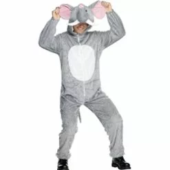 Elephant Plush Adult Mascot Costume