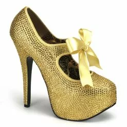 Teeze Rhinestone Platform Mary Jane Pumps 34-4298