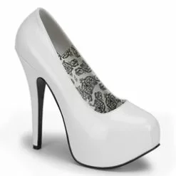 Teeze Basic White Platform Pumps 34-4305