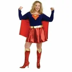 Supergirl Adult Plus Costume 38-31306