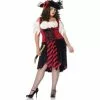 Crimson Pirate Plus Adult Costume 38-800071 -TheHolidayBarn Shop 38 800071
