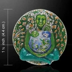 Oberon Zell Gaia Silver Pin 52-TBC034