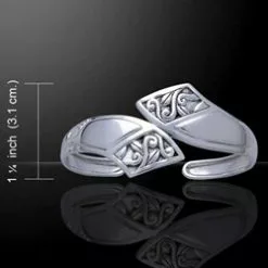 Celtic Knotwork Silver Cuff 52-TBG441