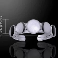 Moon Phase Silver Cuff 52-TBG697