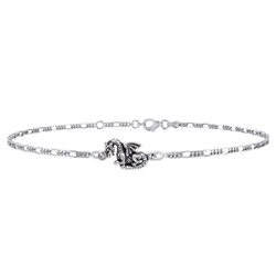 Fantasy Dragon Silver Anklet TBG735 3 Fantasy Dragon Silver Anklet TBG735
