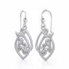 Celtic Knotwork Silver Earrings TE2071 -TheHolidayBarn Shop 52 TE2071
