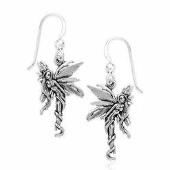 Amy Brown Sterling Silver Firefly Fairy Earrings TE2665