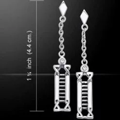 Art Deco Silver Earrings 52-TER219