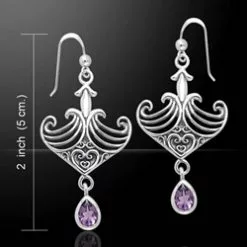 Celtic Maori Silver Earrings 52-TER523