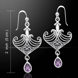 Celtic Maori Silver Earrings 52-TER523 3 Celtic Maori Silver Earrings 52-TER523