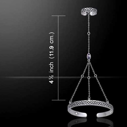 Celtic Knotwork Silver Slave Bracelet 52-TSB006 3 Celtic Knotwork Silver Slave Bracelet 52-TSB006