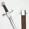 Templar Arming Sword With Scabbard 2 Templar Arming Sword With Scabbard -TheHolidayBarn Shop AH 32882R 1