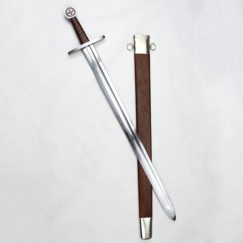 Templar Arming Sword With Scabbard 4 Templar Arming Sword With Scabbard - Image 2