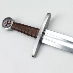 Templar Arming Sword With Scabbard 8 Templar Arming Sword With Scabbard -TheHolidayBarn Shop AH 32882R 3