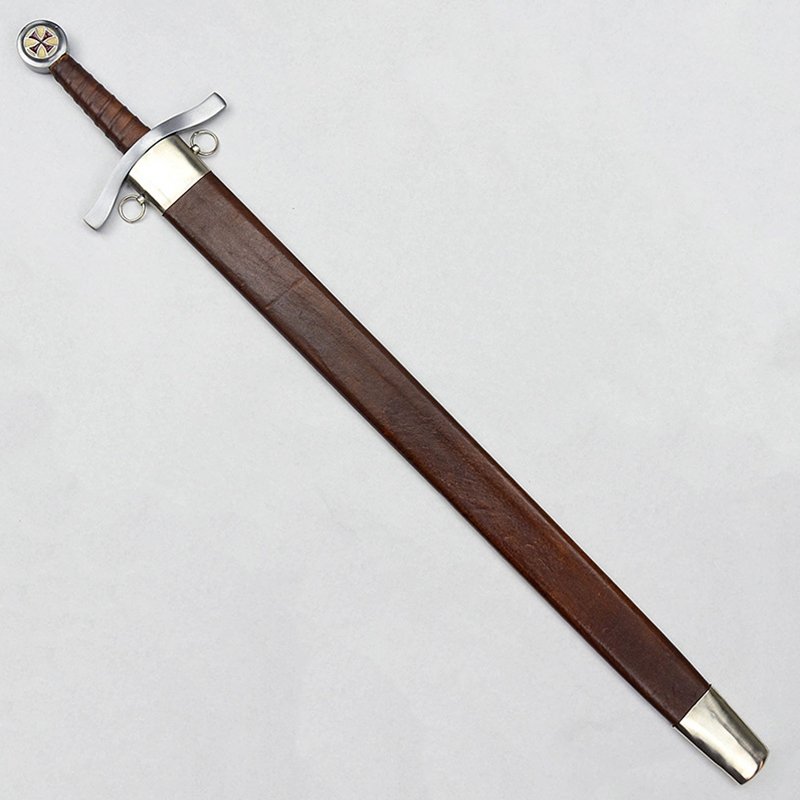 Knight's Templar Arming Sword With Scabbard 5 Knight's Templar Arming Sword With Scabbard - Image 3
