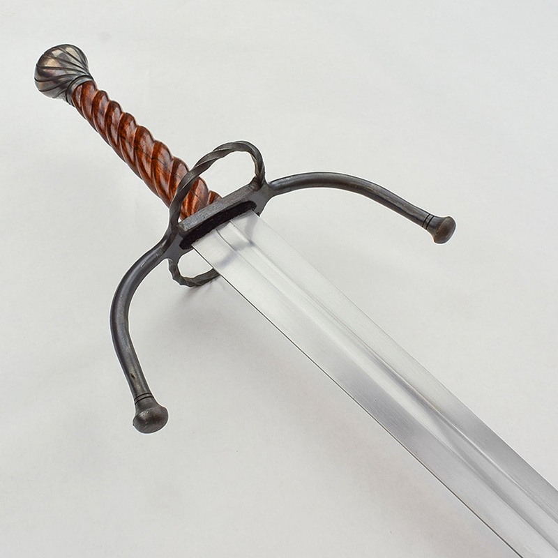German Longsword With Twisted Wood Grip - Stage Combat Version,Renaissance Twisted Grip Longsword,Twisted Two Hand Renaissance Sword 6 German Longsword With Twisted Wood Grip - Stage Combat Version,Renaissance Twisted Grip Longsword,Twisted Two Hand Renaissance Sword - Image 4