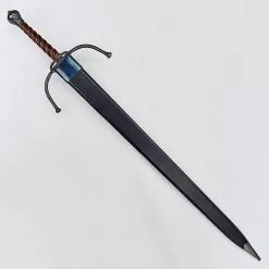 German Longsword With Twisted Wood Grip - Stage Combat Version,Renaissance Twisted Grip Longsword,Twisted Two Hand Renaissance Sword 13 German Longsword With Twisted Wood Grip - Stage Combat Version,Renaissance Twisted Grip Longsword,Twisted Two Hand Renaissance Sword -TheHolidayBarn Shop AH 3401F 6