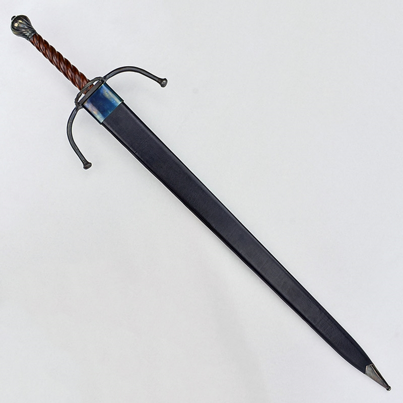 German Longsword With Twisted Wood Grip - Stage Combat Version,Renaissance Twisted Grip Longsword,Twisted Two Hand Renaissance Sword 8 German Longsword With Twisted Wood Grip - Stage Combat Version,Renaissance Twisted Grip Longsword,Twisted Two Hand Renaissance Sword - Image 6