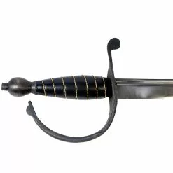 Anix Sword With Forged Iron Guard & Crown -TheHolidayBarn Shop AH 4225 5