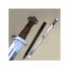 Five Lobed Viking Sword- Stage Combat Version With Suspension Loop Scabbard,Five Lobe Viking Sword Blunted Blade -TheHolidayBarn Shop AH 6963F ST 1