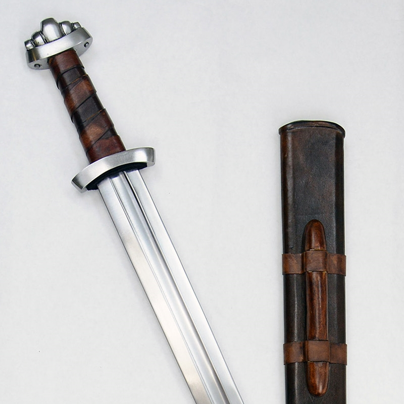 Five-Lobe Viking Sword With Suspension Loop Scabbard,Five Lobe Viking Sword 3 Five-Lobe Viking Sword With Suspension Loop Scabbard,Five Lobe Viking Sword