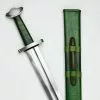 Viking Temple Sword - Green Grip,Viking Temple Sword,Viking Age Sword,Viking Sword,Viking Temple,Temple Sword -TheHolidayBarn Shop AH 6965R ST B 1