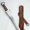 Triple-Lobed Godfred Sword With Integrated Scabbard Belt,Triple Lobed Godfred Sword,Triple-Lobed Viking Sword, Viking Sword With Integrated Scabbard Belt 1 Triple-Lobed Godfred Sword With Integrated Scabbard Belt,Triple Lobed Godfred Sword,Triple-Lobed Viking Sword, Viking Sword With Integrated Scabbard Belt -TheHolidayBarn Shop AH 6966R HG 1