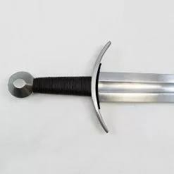 Knightly Arming Sword W/Scabbard And Sword Belt - Stage Combat Version,Knightly Arming Sword- Stage Combat Version With Scabbard And Integrated Sword Belt,Medieval Longsword - Stage Combat Version -TheHolidayBarn Shop AH 6972F HG 3