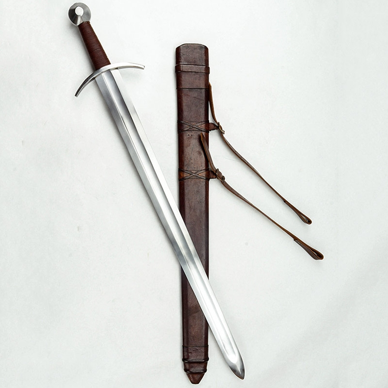 Knightly Arming Sword With Adjustable Hanging Scabbard 4 Knightly Arming Sword With Adjustable Hanging Scabbard - Image 2