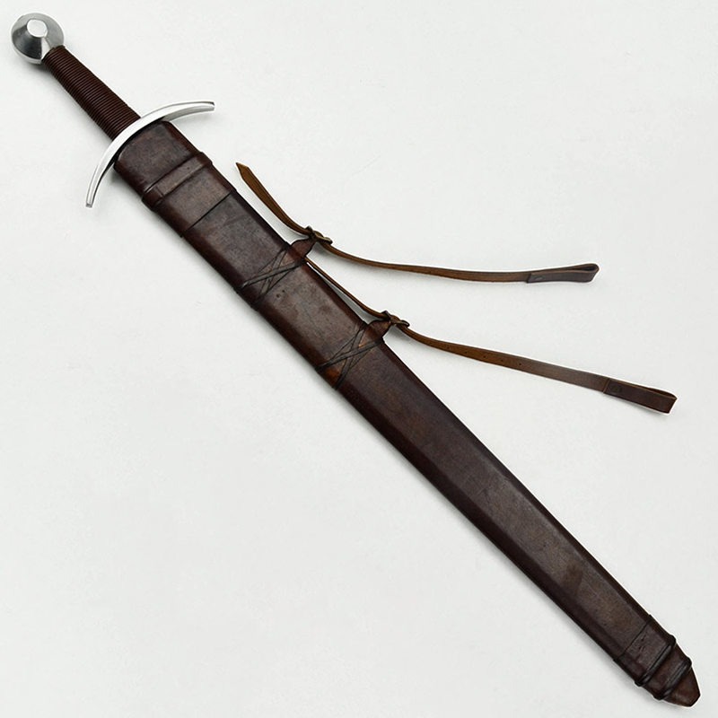 Knightly Arming Sword With Adjustable Hanging Scabbard 6 Knightly Arming Sword With Adjustable Hanging Scabbard - Image 4