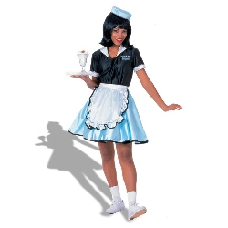 Car Hop Girl Adult Costume 100-126172 3 Car Hop Girl Adult Costume 100-126172