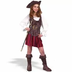 Girl High Seas Buccaneer Child Costume 100-133215