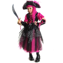 Caribbean Pirate Child Costume 100-185740 3 Caribbean Pirate Child Costume 100-185740