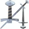 Medieval Crusader Sword Humphrey - Optional Scabbard 2 Medieval Crusader Sword Humphrey - Optional Scabbard -TheHolidayBarn Shop CD 12718 1